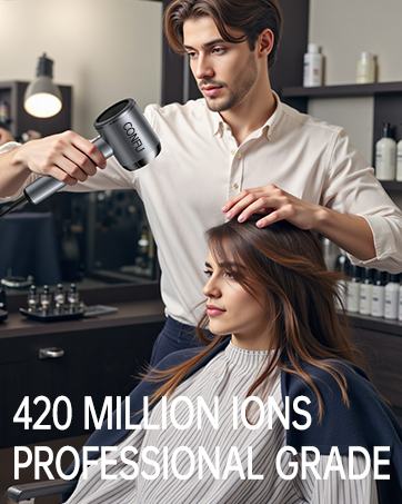 420 million ions hair dryer