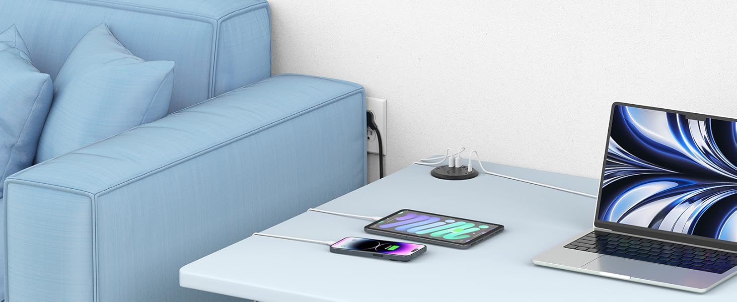 3 Inch Desktop Power Grommet