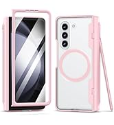 Ruky for Z Fold 6 Case with S Pen Holder Slot, Case with Built-in Screen Protector &amp; Hinge Protec...