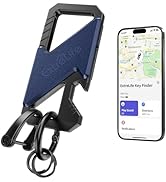 Keychain, Works with Apple Find My, Heavy Duty Keychain Bottle Opener, Carabiner Car Key Chains f...