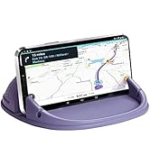 Loncaster Car Phone Holder, Car Phone Mount Silicone Car Pad Mat for Various Dashboards, Slip Fre...