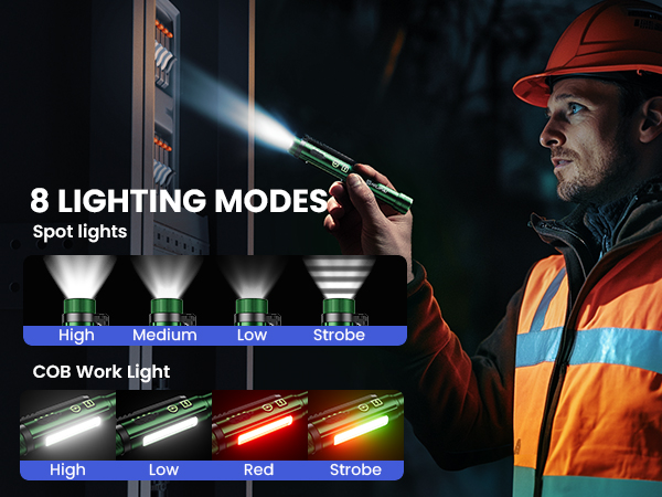 8 LIGHTING MODES