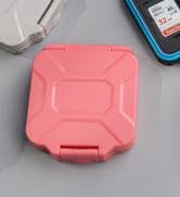 JJC Small SD Card Case Holder, Slim Memory Card Storage Case for 4 SD &amp; 8 Micro SD TF Cards, Wate...