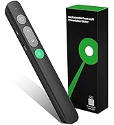 Presentation Clicker Wireless Presenter Remote Powerpoint Clicker with Green Light Pointer Cat To...
