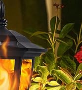 Solar Flame Post Lights