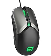 Wired Gaming Mouse, RaceGT USB Optical Computer Mice with High-Precision Adjustable up to 8000 DP...