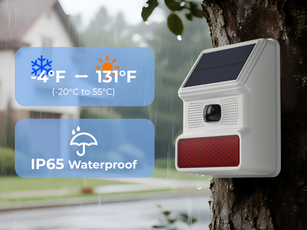 outdoor motion sensor alarm
