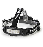 Steelman Pro Slim Profile Rechargeable LED Motion Activated Headlamp, 250-Lumen, 3 Brightness Set...