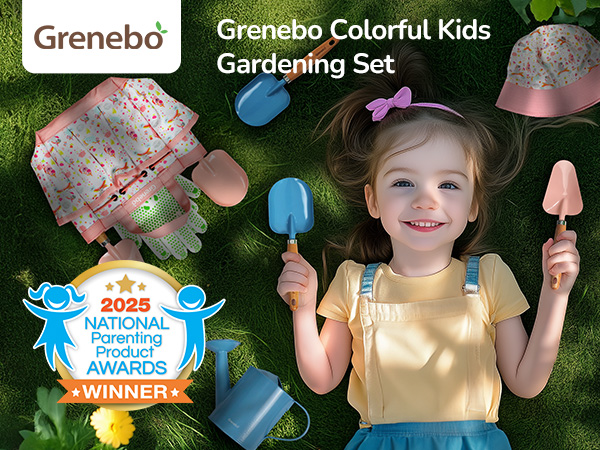 Grenebo kids gardening set, enjoy the fun together with the kids gardening set!
