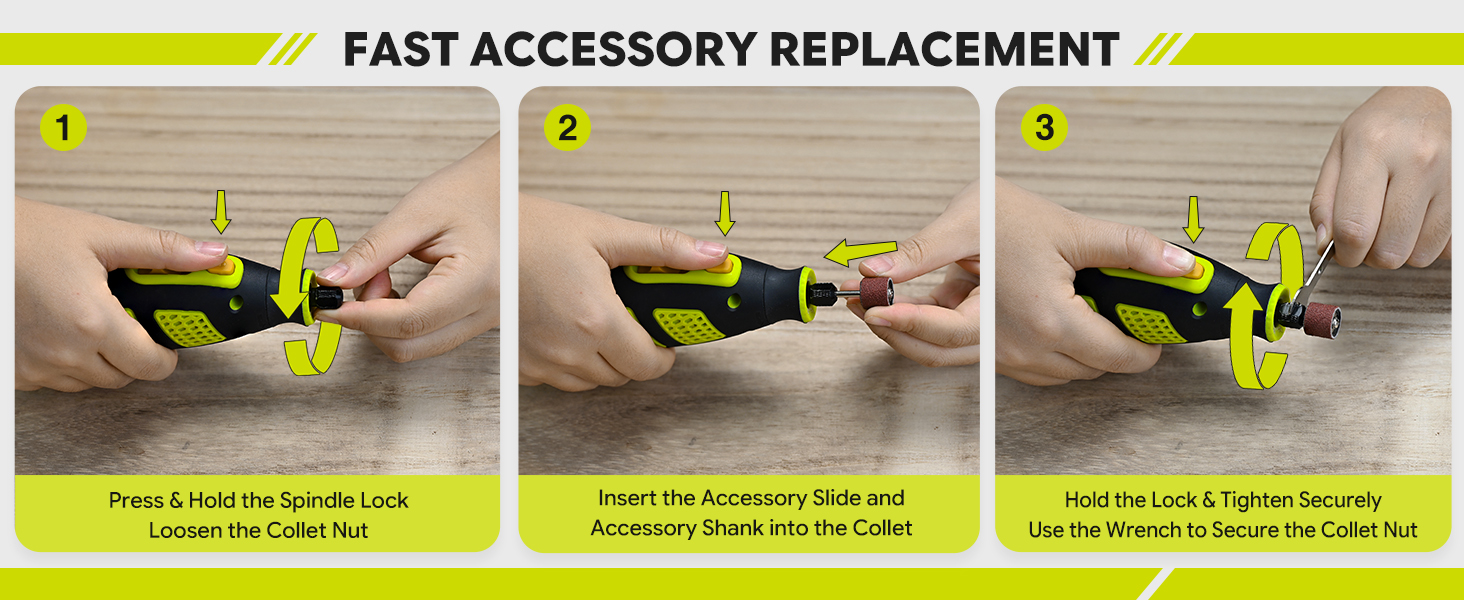 SnapFresh 12V Cordless Rotary Tool Kit