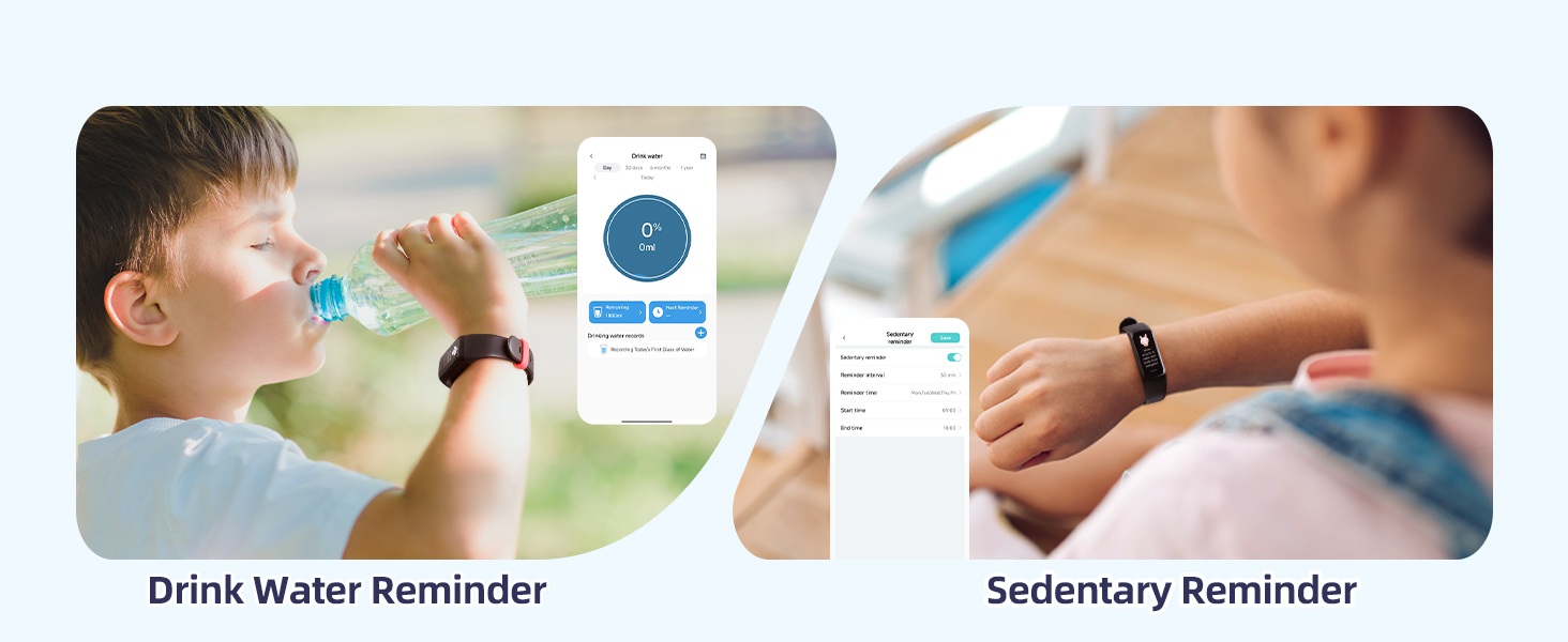 Drink Water &amp;amp; Sedentary Reminder