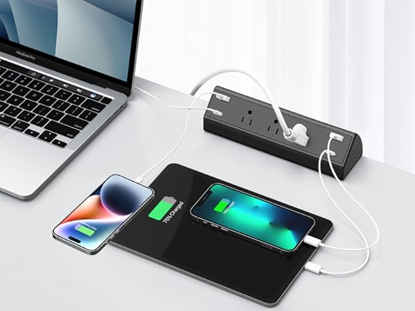 Jgstkcity Desk Clamp Power Strip USB C