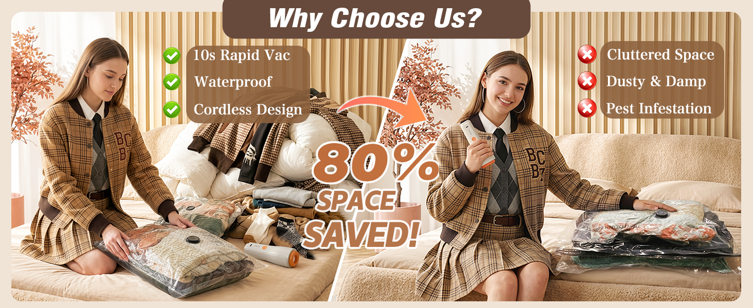 vacuum travel bags with pump