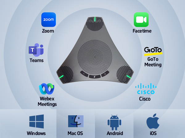 conference speaker and microphone