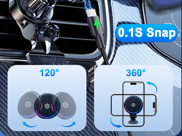 magnetic phone holder for car