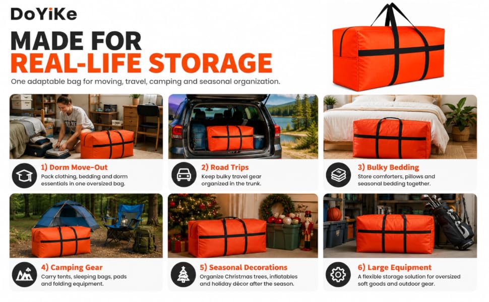 extra large storage duffle bag