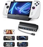 Maxonar Upgraded Docking Station 4K@120Hz for ROG Ally X/Steam Deck OLED/Legion Go (S) /MSI Claw,...