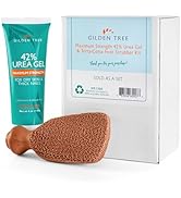 Callus Remover Gel + Foot Scrubber Kit - Pedicure Tools for Dry Cracked Heels