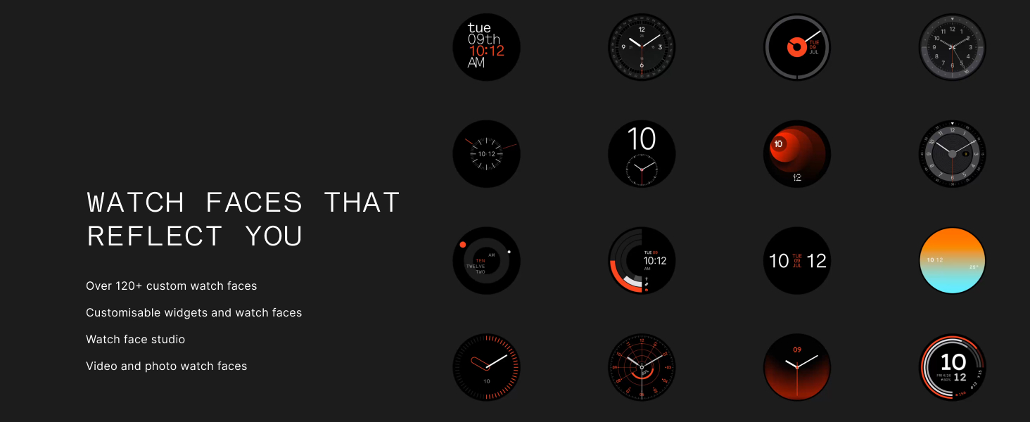 smart watch android bluetooth calling fitness tracker health smartwatch AMOLED waterproof GPS
