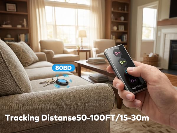 100ft RF Item Tracker Tags with LED Light