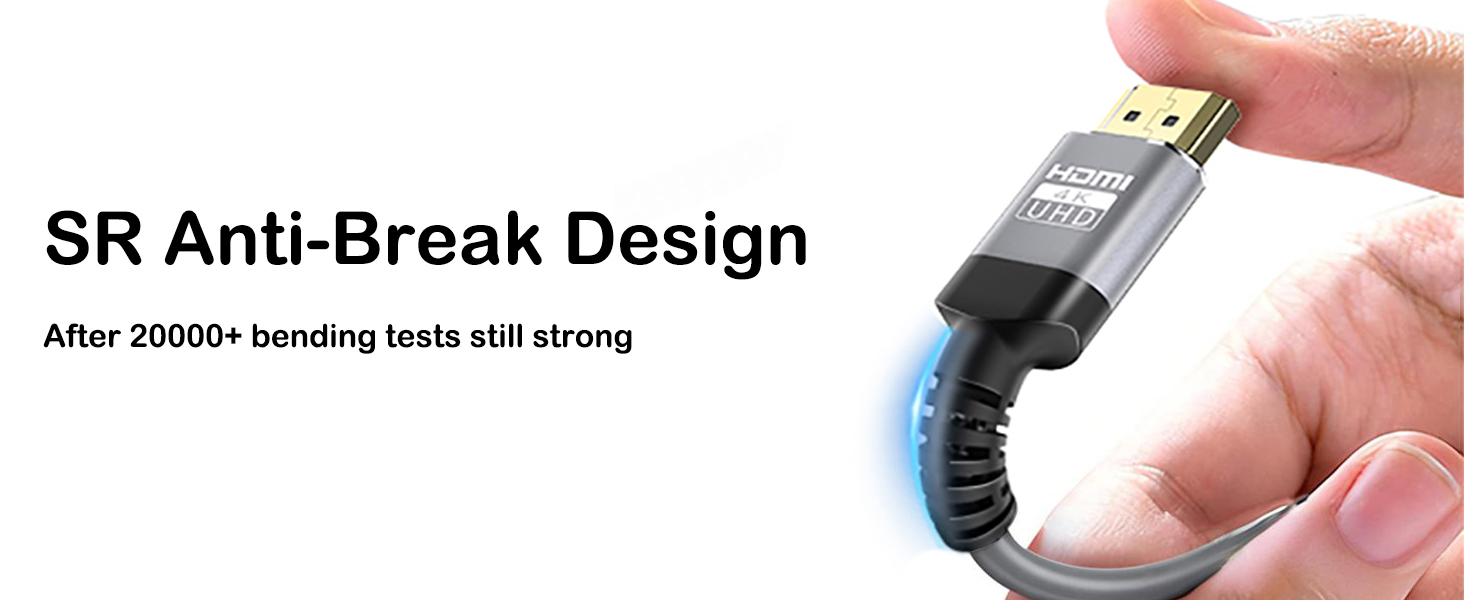SR anti-break design flexible cable