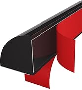 Flexible Quarter Round Molding, Mini Peel and Stick Rubber Trim Moulding(155Inch)