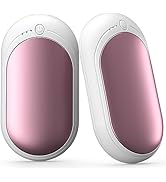 KNIFOD Hand Warmer Rechargeable 6000mAh, Type C Portable Power Bank, 3 Heat Levels, 12Hrs Long La...