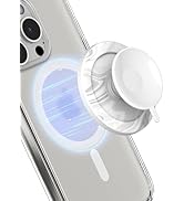 PROfezzion Silicone Suction Phone Case Magnetic Mount for iPhone 15 14 13 12 MagSafe Case & All P...