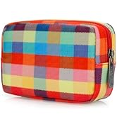 E-Tree Cute Small Makeup Bag, Cosmetic Toiletry Skin Care Make up Little Items Pouch for Purse,Zi...