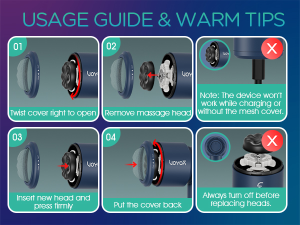 USAGE GUIDE &amp; WARM TIPS
