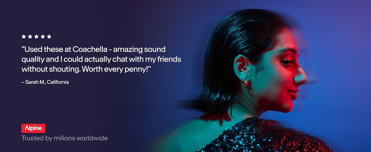 Alpine Tune Ear Plugs Concerts