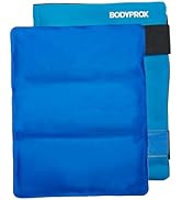 Flexible Large Gel Ice Pack for Shoulders, Arms, Back and Thighs. Hot &amp; Cold Therapy Wrap