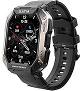 Yihou Military Smart Watches for Men Fitness Tracker Heart Rate Monitor Blood Pressure Blood Oxyg...