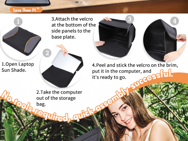 laptop sun shade