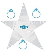 firstake Tipless Piping Bags 100pcs - 12 Inch Disposable Piping Bags, Anti Burst Icing Bags, Thic...