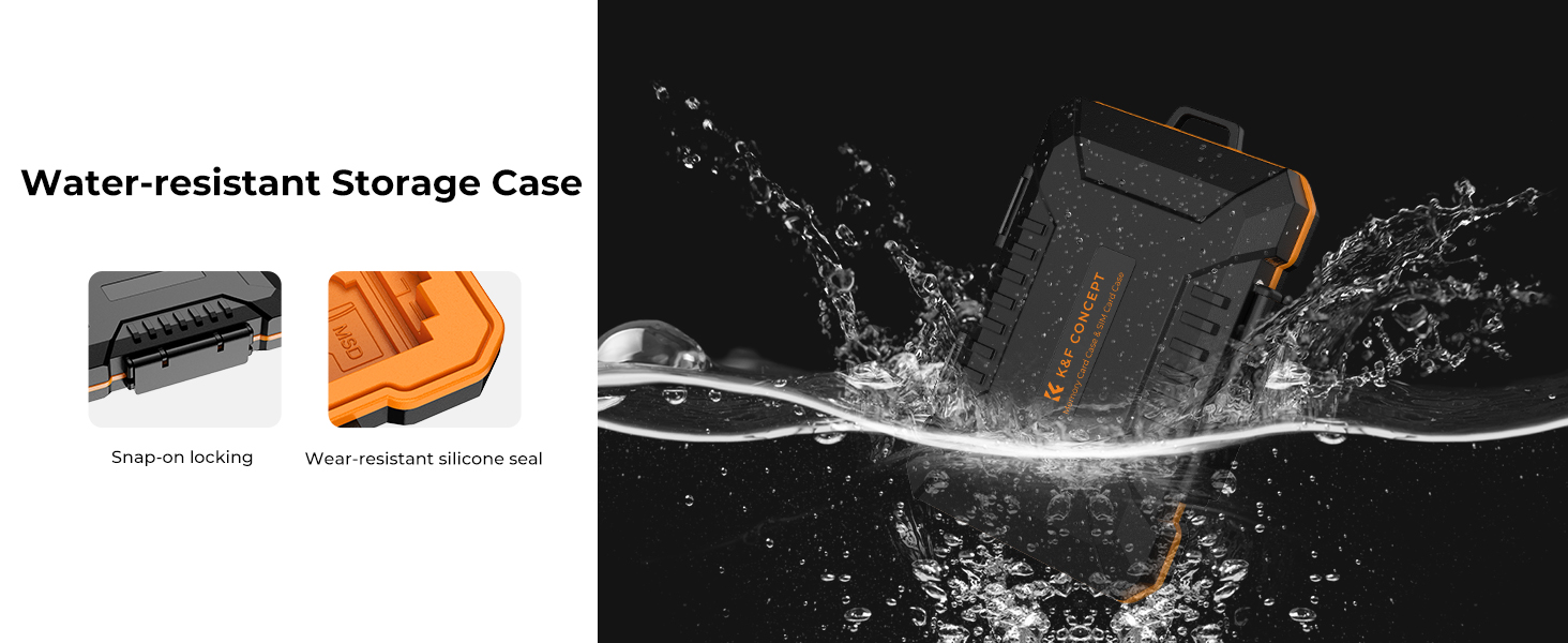 water-resistant storage case