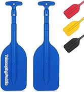 DEDU Boat Paddle Telescoping 2 Pack, Boat Oars Collapsible Emergency Paddle 21"-43" Adjustable, T...