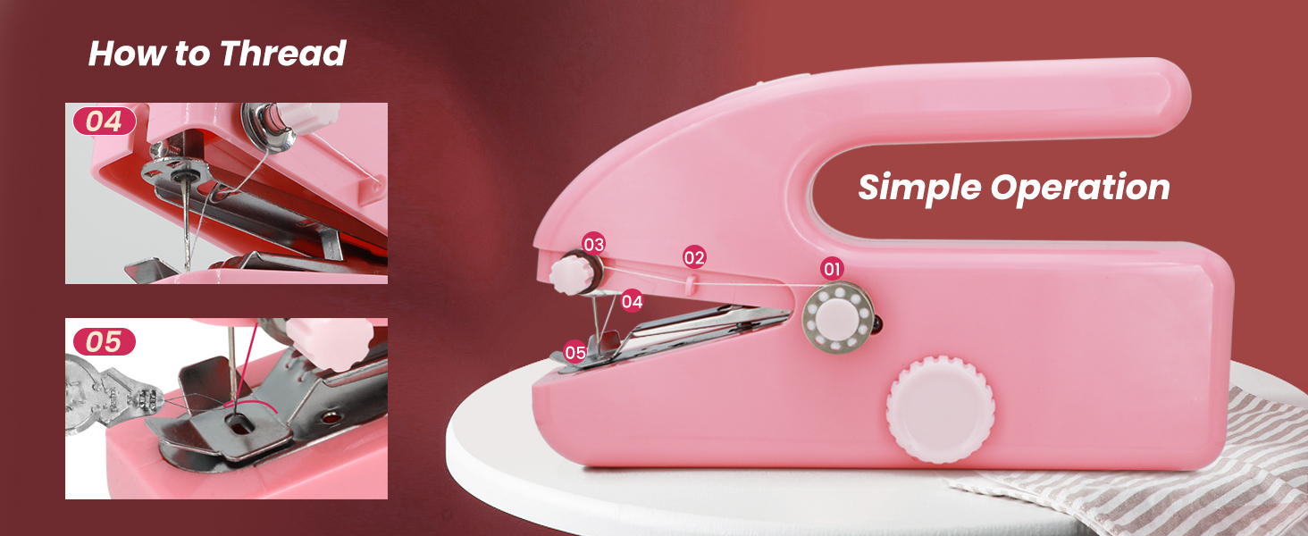 hemming tool mini handheld sewing machine maquina de coser portátil hand stitching machine hand