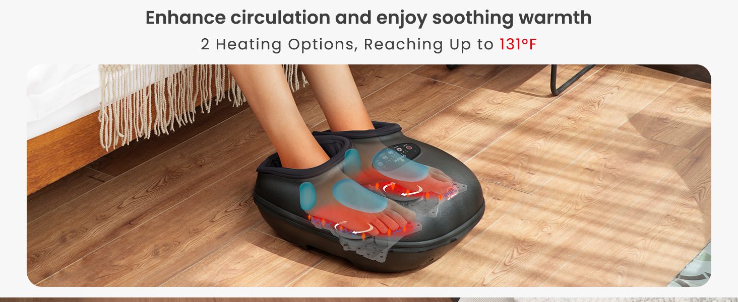 foot massager with remote