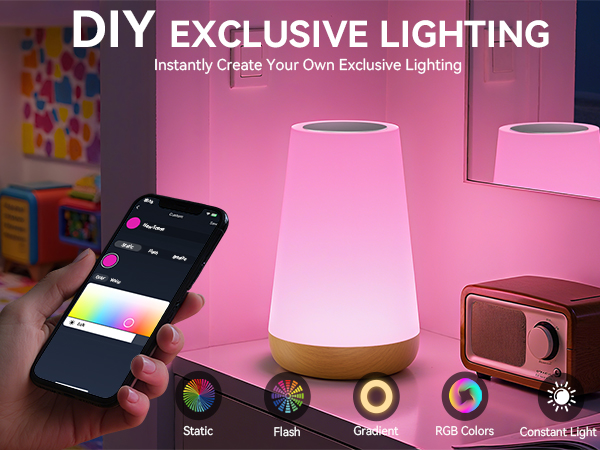 Auxmir Dimmable Night Light Lamp