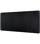 Laokiiy Desk Mat, Dual-Sided Desk Pad, Large Mouse Pad for Desk, Natural Cork &amp; PU Leather Non-Sl...