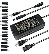 Meiyue 12V 5A Power Supply Adapter, UL Listed 12 Volt 5 Amp 60W Power Adapter 100V-240V AC to DC ...