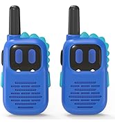 Selieve Walkie Talkies Kids with Dinosaurs Silicone Sleeve 1000FT Range 2 Channels 2 Way Radio,Bo...
