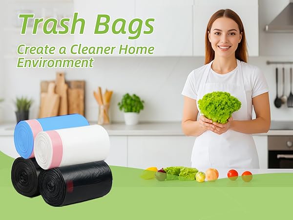Drawstring Garbage Bags