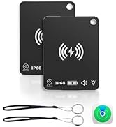 Air Tracker Tag (iOS Only) Wallet Tracker Works with Apple Find My, Rechargeable Smart Tag Key Fi...