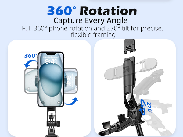 Portable selfie stick
