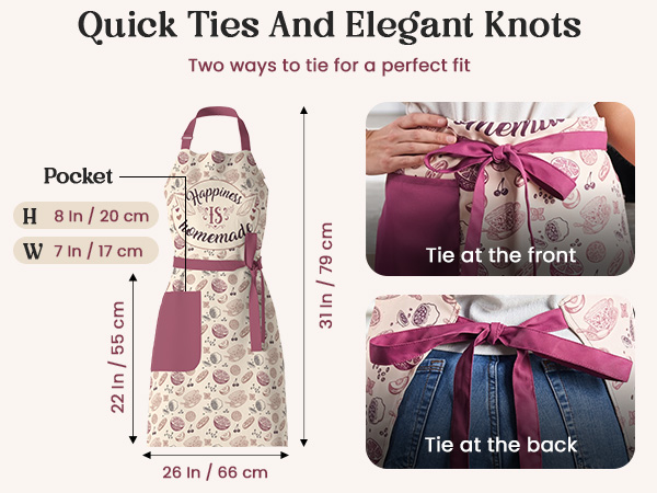 work aprons for women with pockets cute kitchen apron