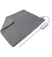 ZXU Heating Pad for Back Pain and Cramps Relief,19"x24" Large Electric Heated Pad for Shoulder,Ne...