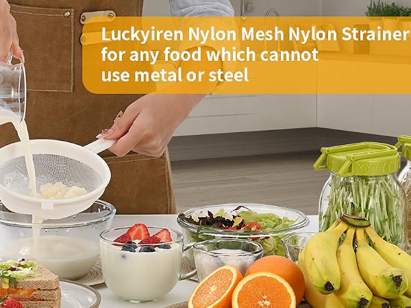 Nylon Mesh Nylon Strainer for any food which cannot use metal or steel