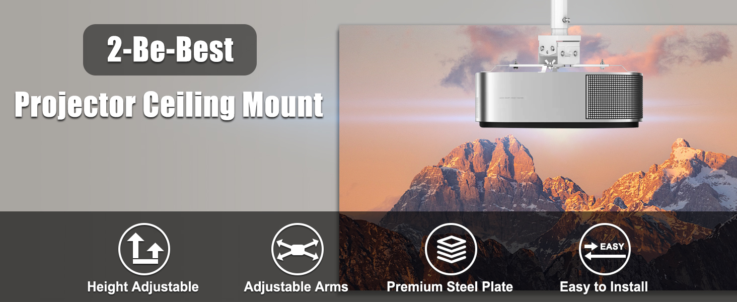 universal projector ceiling mount
